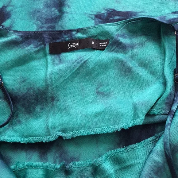Sportsgirl Green and Navy Camisole Top - Picture 5 of 7